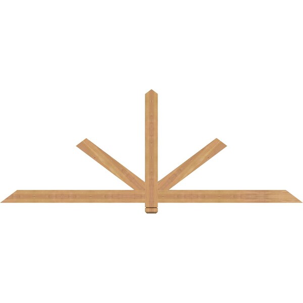 Ekena Millwork Kennewick Timber Gable Bracket, Western Red Cedar, 84"W x 31"H x 1 1/2"D x 3 1/2"F, 9/12 Pitch GBW084X31X0204KEN00SWR - main
